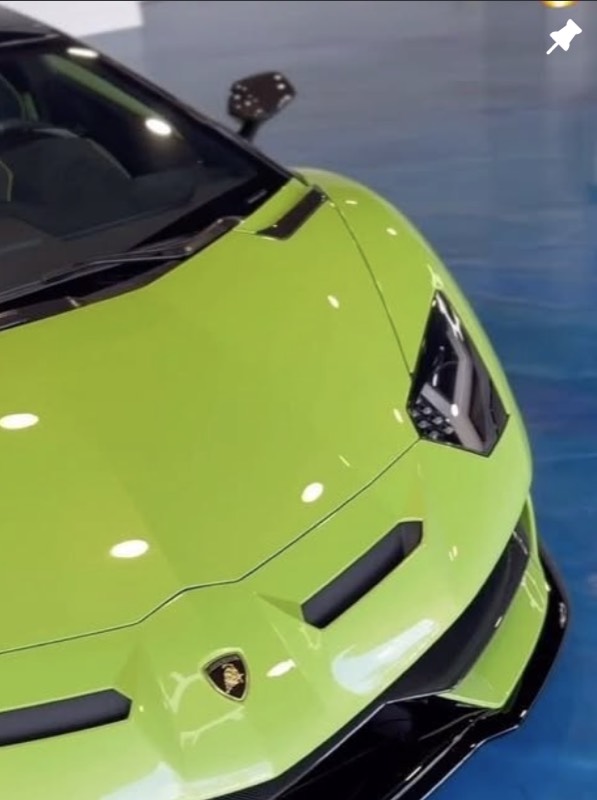 Luxury car on epoxy floor - Epoxy Creations Instagram