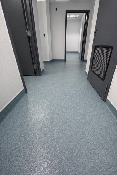 Commercial hallway epoxy
